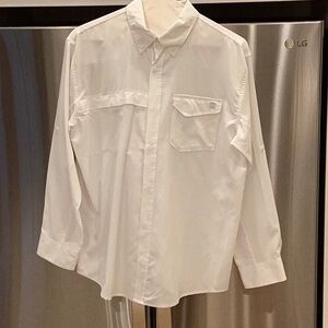 Huk Classic White Men's Shirt size L